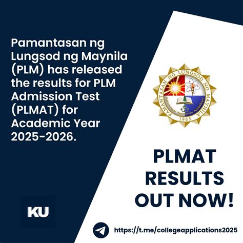plmat results|Pamantasan ng Lungsod ng Maynila .